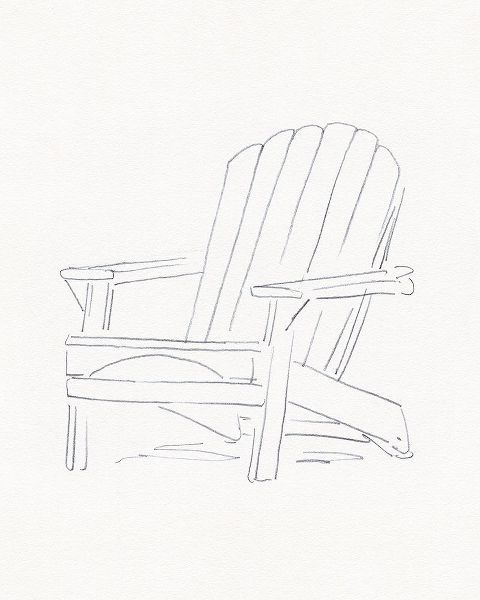 Green, Jacob 작가의 Adirondack Chair Sketch II 작품