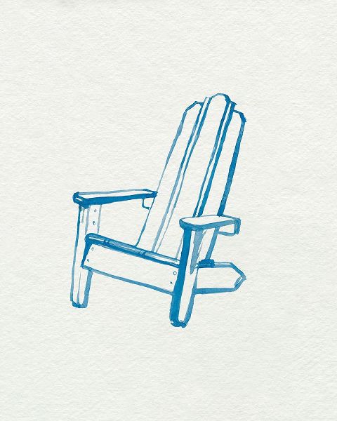 Parker, Jennifer Paxton 작가의 Beach Chairs II 작품