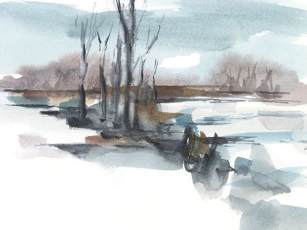 Harper, Ethan 아티스트의 Winter Stream Watercolor II작품입니다.