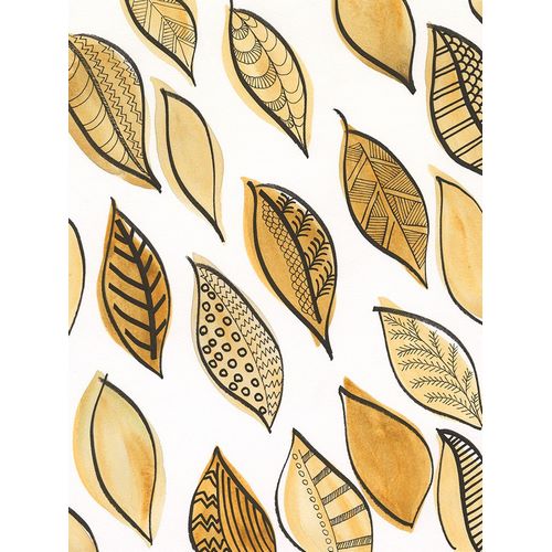 Moore, Regina 아티스트의 Patterned Leaf Shapes II작품입니다.