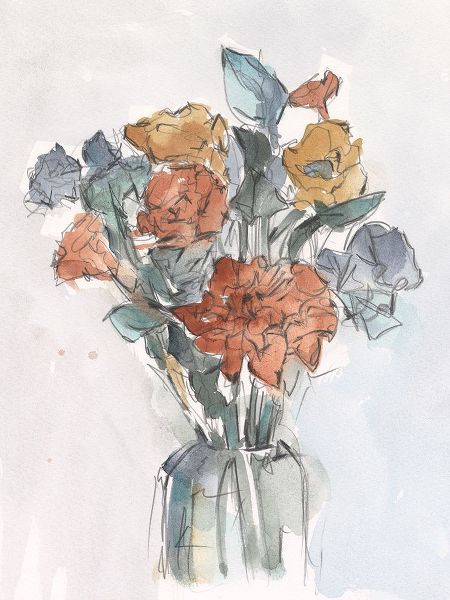 Harper, Ethan 아티스트의 Watercolor Floral Arrangement I작품입니다.