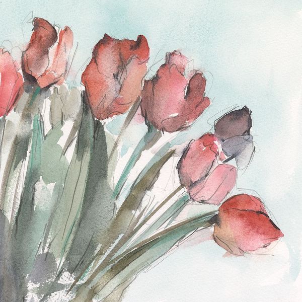Harper, Ethan 아티스트의 Watercolor Tulip Garden I작품입니다.