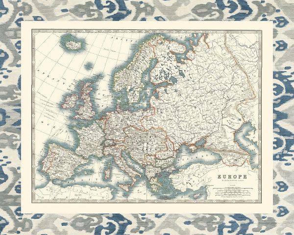 Johnston 아티스트의 Bordered Map of Europe작품입니다.