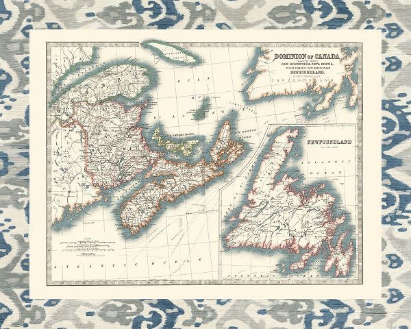 Johnston 아티스트의 Bordered Map of Canada작품입니다.