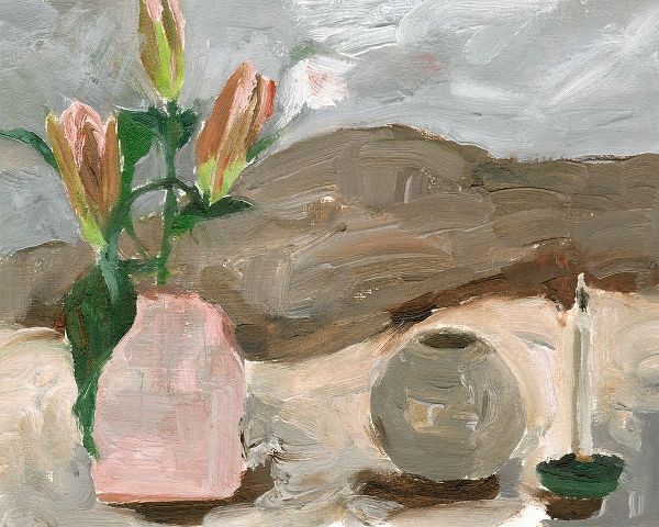 Wang, Melissa 아티스트의 Vase of Pink Flowers V작품입니다.