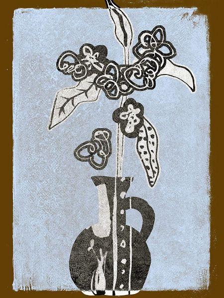 Wang, Melissa 아티스트의 Graphic Flowers in Vase I작품입니다.
