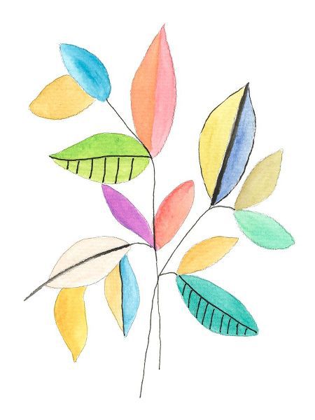 Legner, Gayle Martin 아티스트의 Color Pop Leaves I작품입니다.