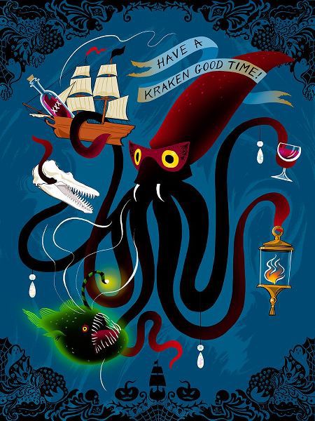 Marr, Laura 아티스트의 Spooky Cephalopod Chandeliers II작품입니다.