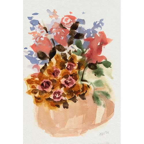 Zwara, Ania 아티스트의 Mauve Bouquet in Teapot II작품입니다.