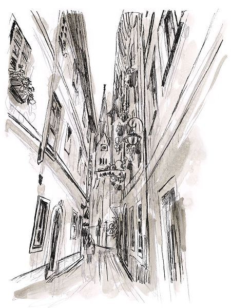 Vess, June Erica 아티스트의 Europe Street Sketches III작품입니다.