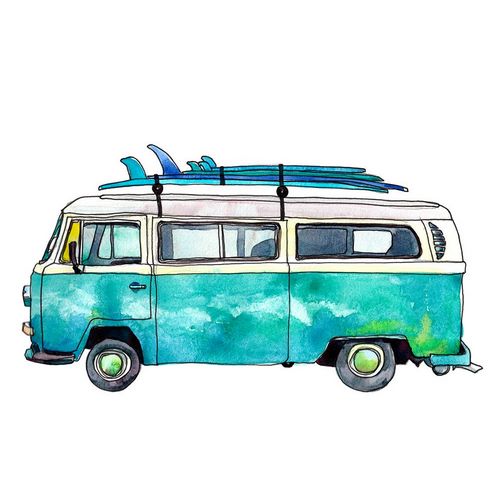 McCreery, Paul 아티스트의 Blue Surf Van작품입니다.