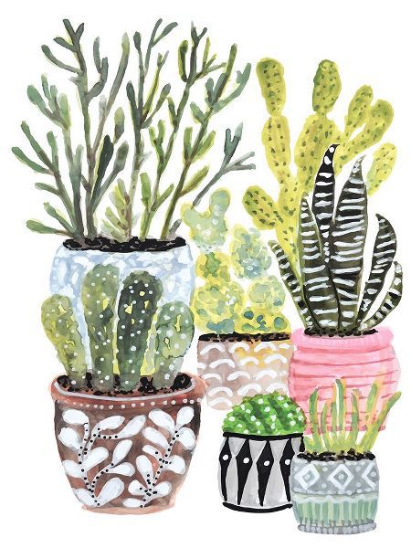 Fields, Karen 아티스트의 A Cactus Garden I작품입니다.