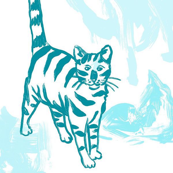 Vess, June Erica 아티스트의 Paint Box Cats VII작품입니다.