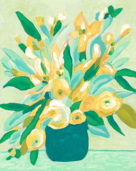Vess, June Erica 아티스트의 Mint And Sunshine Bouquet I작품입니다.