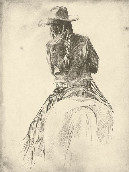 Parker, Jennifer Paxton 아티스트의 Custom Cowgirl on Horseback I작품입니다.