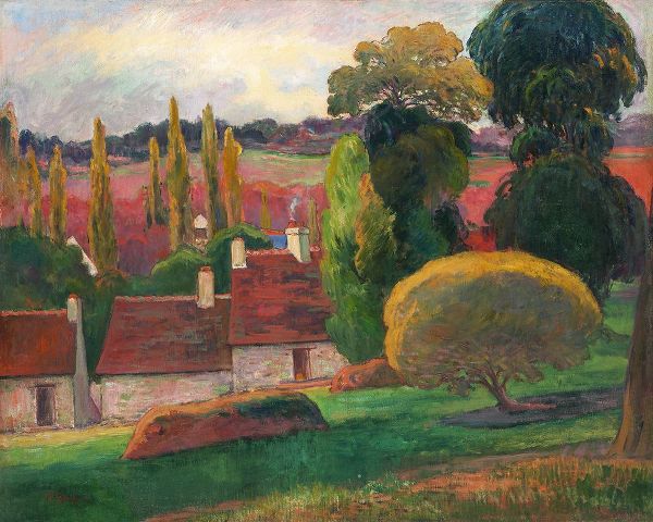 Gauguin, Paul 아티스트의 A Farm in Brittany작품입니다.