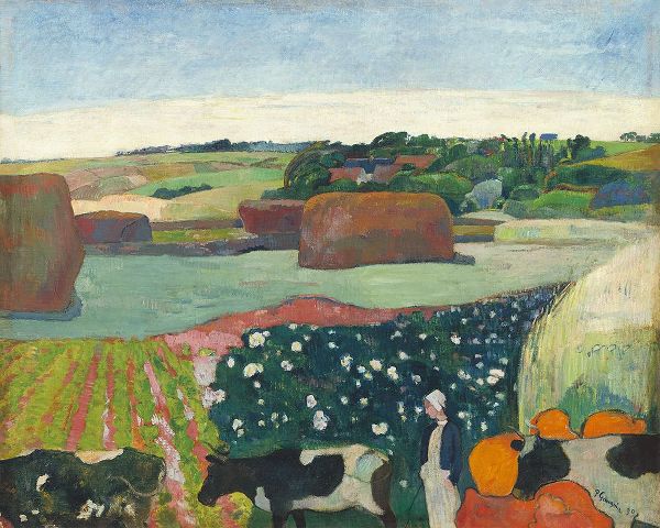 Gauguin, Paul 아티스트의 Haystacks in Brittany작품입니다.