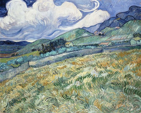 Van Gogh, Vincent 아티스트의 Landscape from Saint-Remy작품입니다.