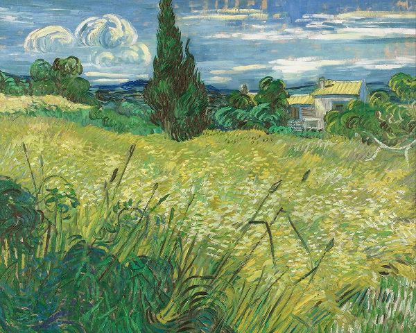 Van Gogh, Vincent 아티스트의 Green Wheat Field with Cypress작품입니다.