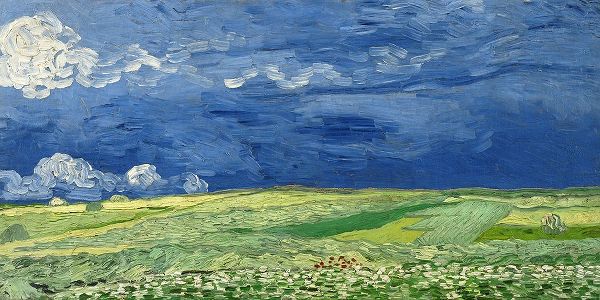 Van Gogh, Vincent 아티스트의 Wheatfield under thunderclouds작품입니다.
