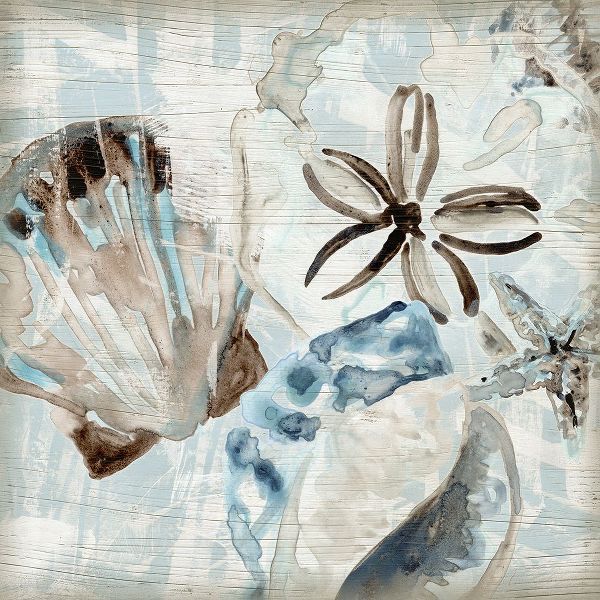 Vess, June Erica 아티스트의 Driftwood Shell Collage I작품입니다.