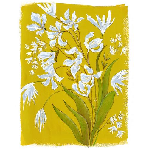Marr, Laura 아티스트의 White Blooms in Yellow Field I작품입니다.