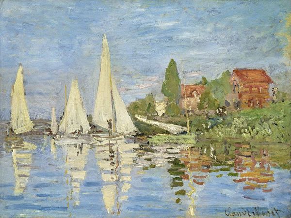 Monet, Claude 아티스트의 Regattas at Argenteuil작품입니다.
