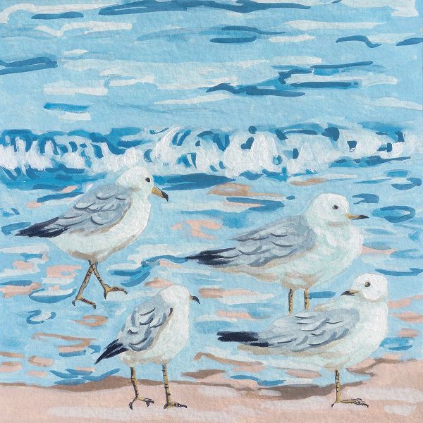 Wang, Melissa 아티스트의 Seagull Birds I작품입니다.