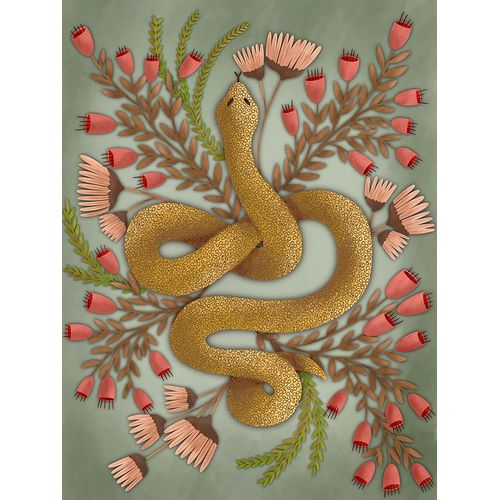 Moore, Regina 아티스트의 Snake In The Flowers I작품입니다.
