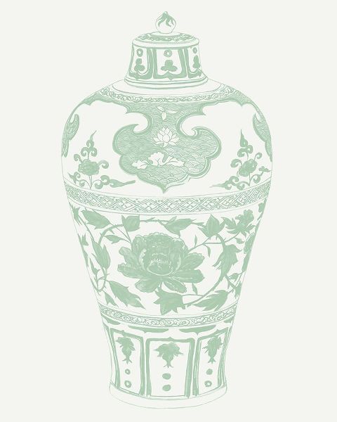 Wang, Melissa 아티스트의 Mint Vases I작품입니다.
