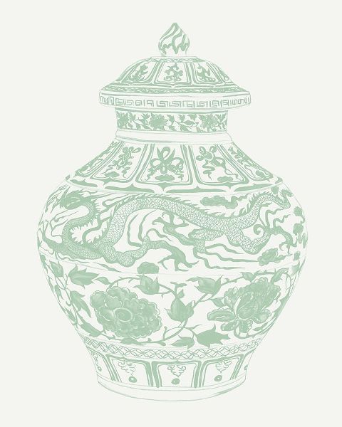 Wang, Melissa 아티스트의 Mint Vases II작품입니다.