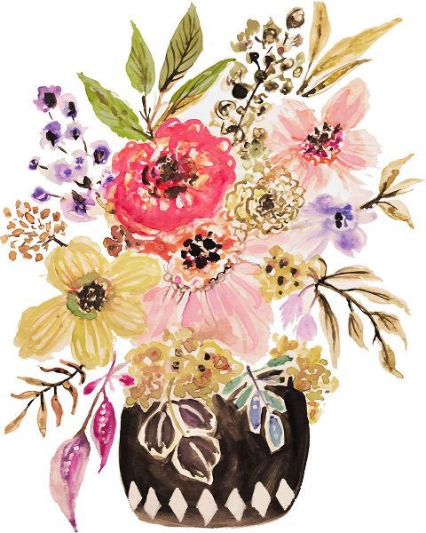 Fields, Karen 아티스트의 Black Floral Vase III작품입니다.