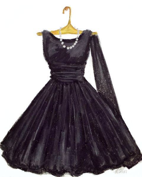 McGee, Janie 아티스트의 Black Dress Thread작품입니다.