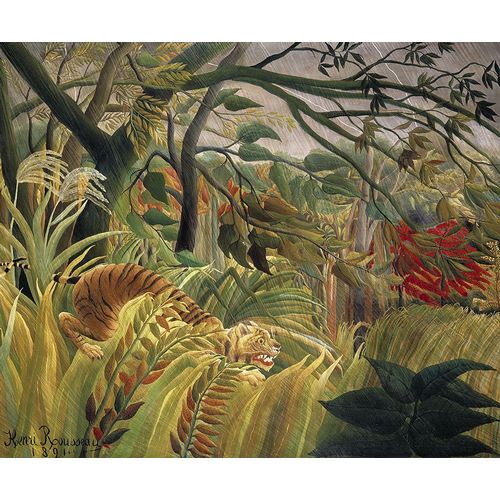 Rousseau, Henri 아티스트의 Rousseaus Jungle V작품입니다.