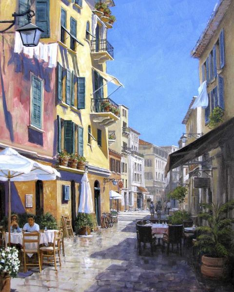 Sunny Street in Portofino
