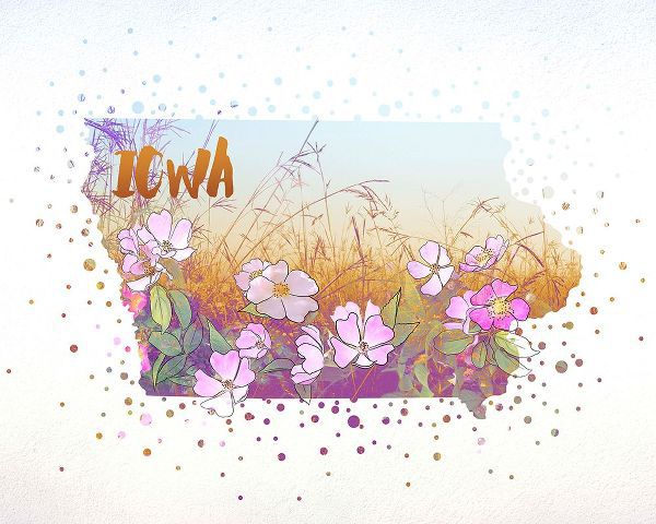 Inner Circle 아티스트의 Iowa State Flower (Wild Rose)작품입니다.