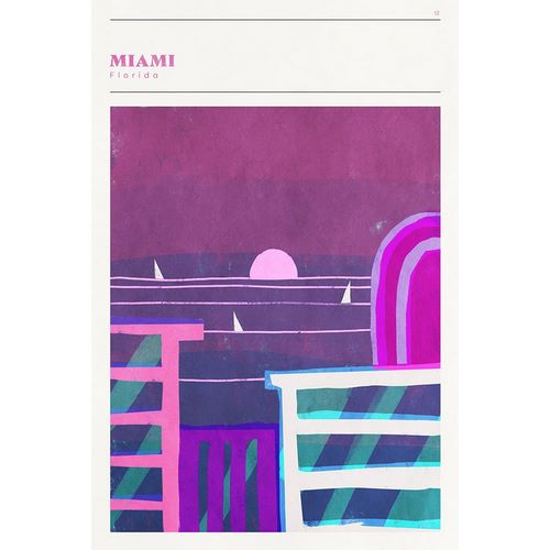 Circle Art Group 아티스트의 Mid Century City - Miami작품입니다.