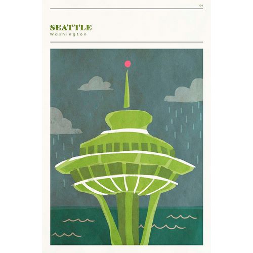 Circle Art Group 아티스트의 Mid Century City -Seattle작품입니다.