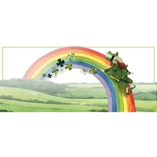 Popp, Grace 아티스트의 Leprechauns Rainbow Collection D 작품