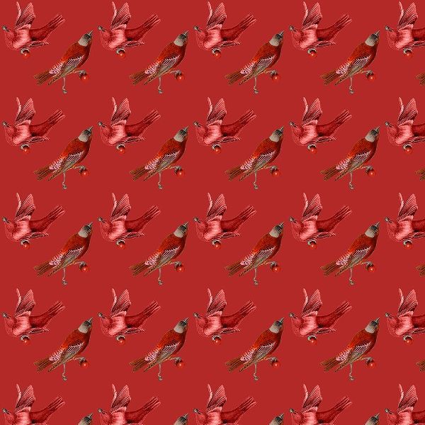 Studio W  아티스트의 Red Bird Christmas Collection I 작품