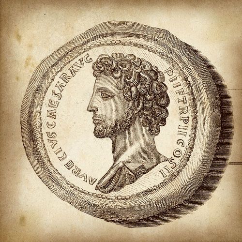 Unknown 아티스트의 Cus. Antique Roman Coins VI A - LIB작품입니다.