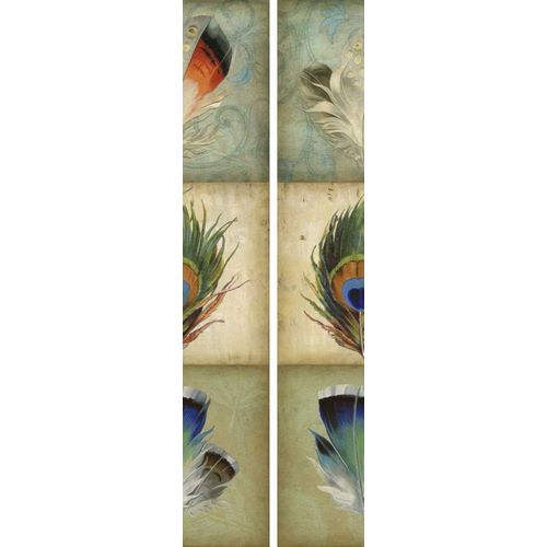 2-Up Feather Triptych I