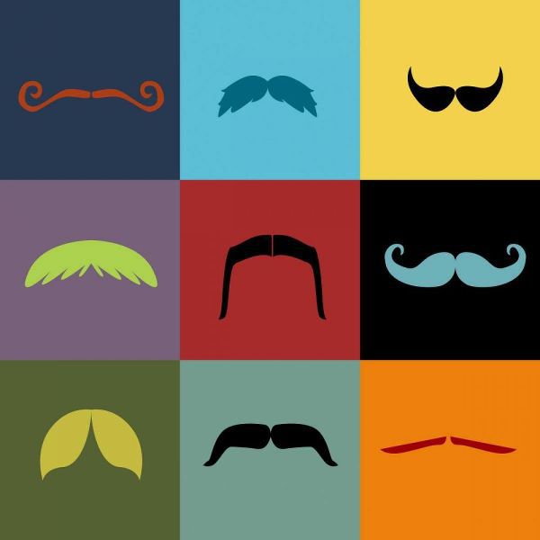 Moustache Grid