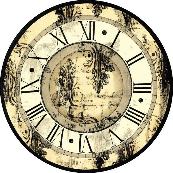 Small Aged Elegance Clock