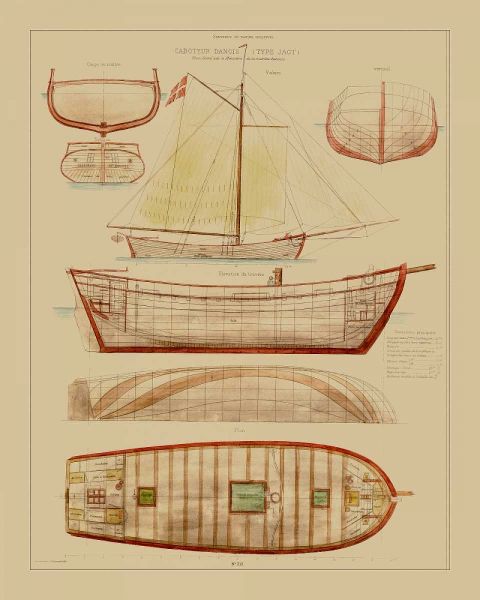 Antique Ship Plan III