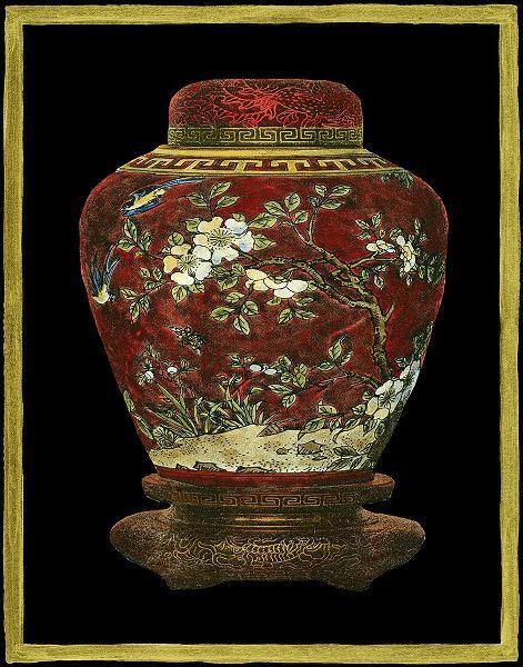 Oriental Ginger Jar I