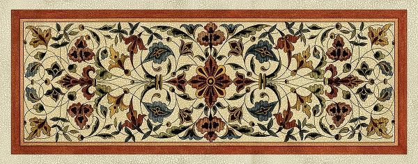 Crackled Tapestry Frieze I