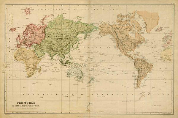 The World-on Mercators Projection