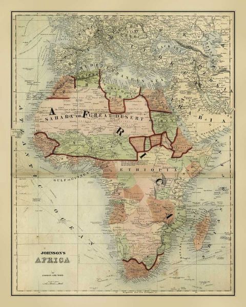 Antique Map of Africa