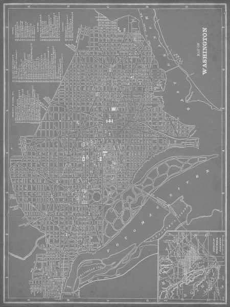 City Map of Washington, D.C.